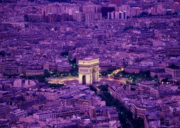 France - Paris aerial view