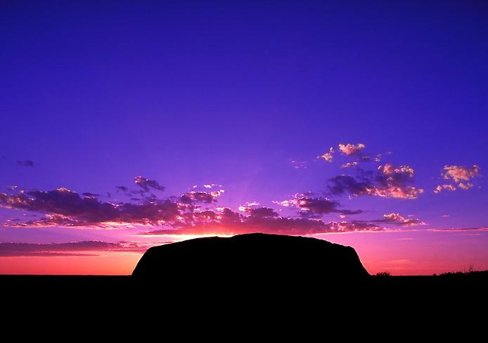 Australia - Ayers Rock at sunset