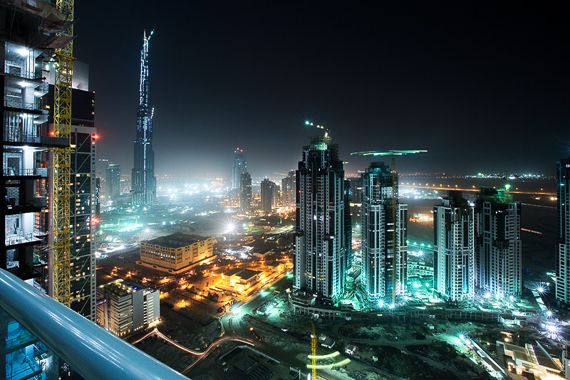 United Arab Emirates - Burj in Dubai at night