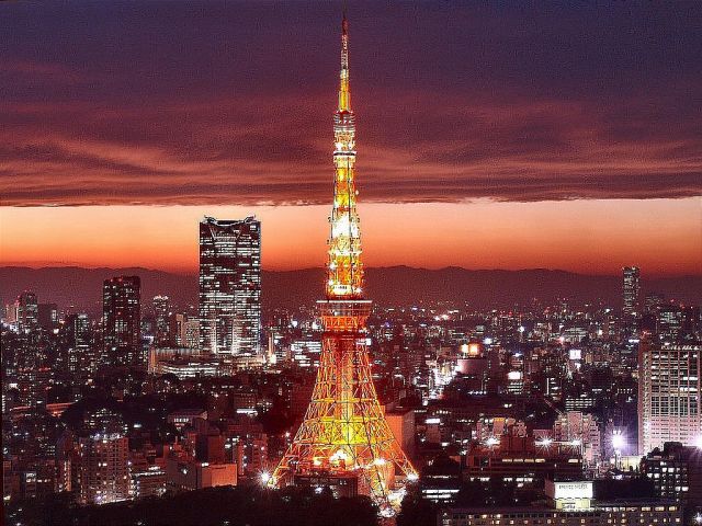 Tokyo Tower - Tokyo Tower view by night