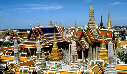 The Grand Palace and The Temple of the Emerald Buddha - Grand Palace view