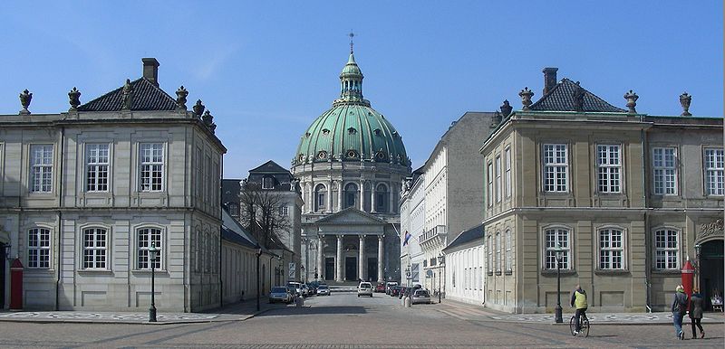 Marmorkirken - Marmorkirken view from Amalienborg