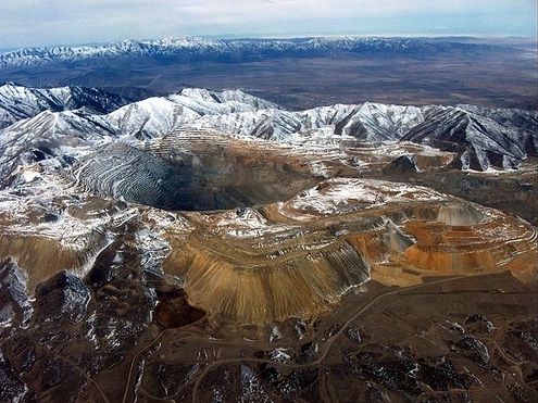 The Bingham Canyon Mine, Utah, USA - Overview of The Bingham Canyon Mine