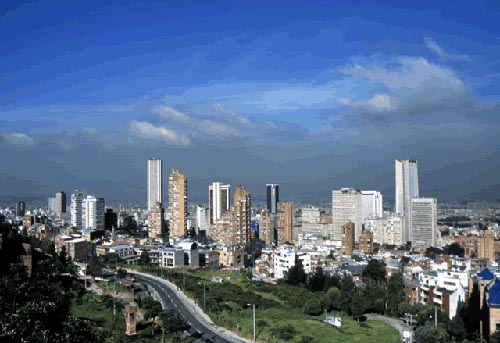 Colombia Country - Bogota skyline