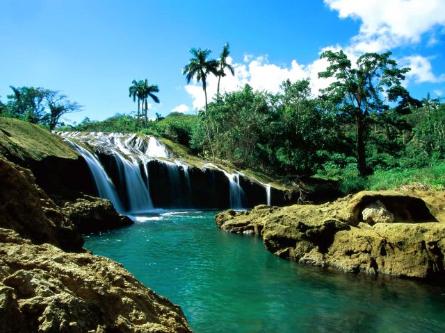 Cuba - El Nicho Falls in Cuba