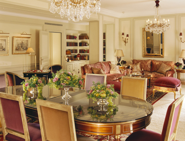 Hotel Plaza Athenee in Paris - Elegant and stylish interior