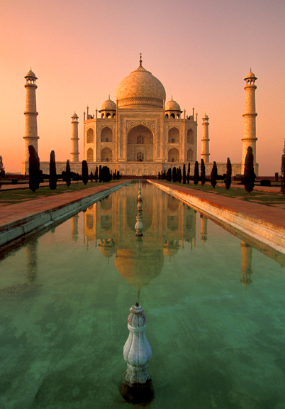 Taj Mahal - Taj Mahal at sunset