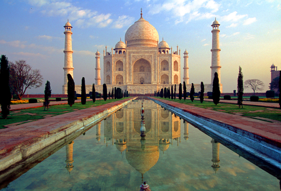 Taj Mahal - Taj Mahal view at dawn