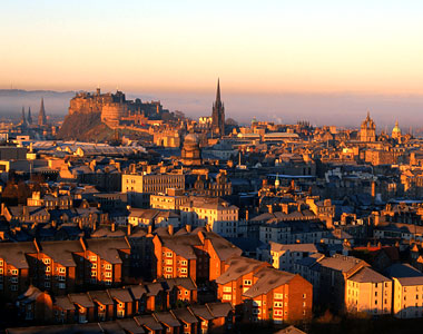 Edinburgh in Scotland - City view