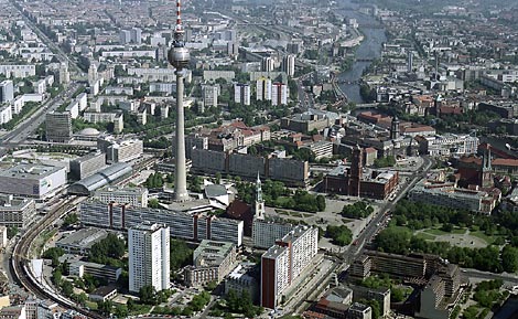 Alexanderplatz - Aerial view