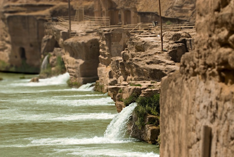Shushtar Historical Hydraulic System - Ancient waterfall