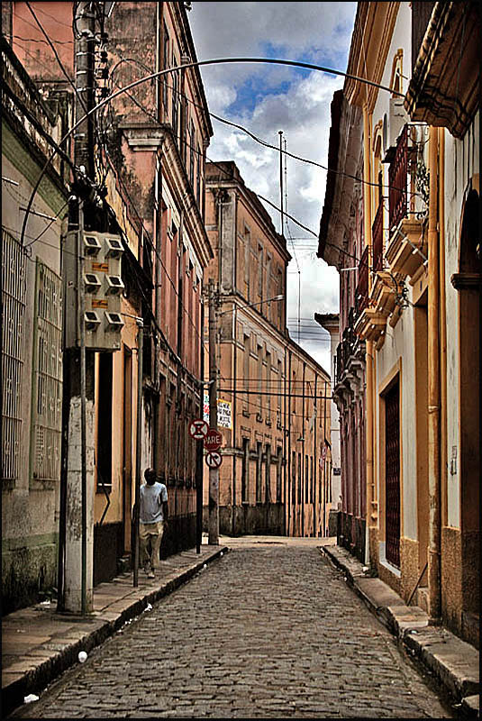 Cidade Velha - Narrow ancient street in Cidade Velha