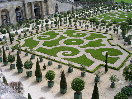 Gardens of Versailles - Aerial view