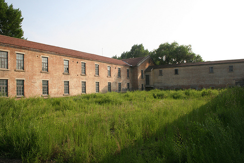 Unit 731 Experimentation Camp, Harbin, Manchuria, China  - One of the buildings at Unit 731