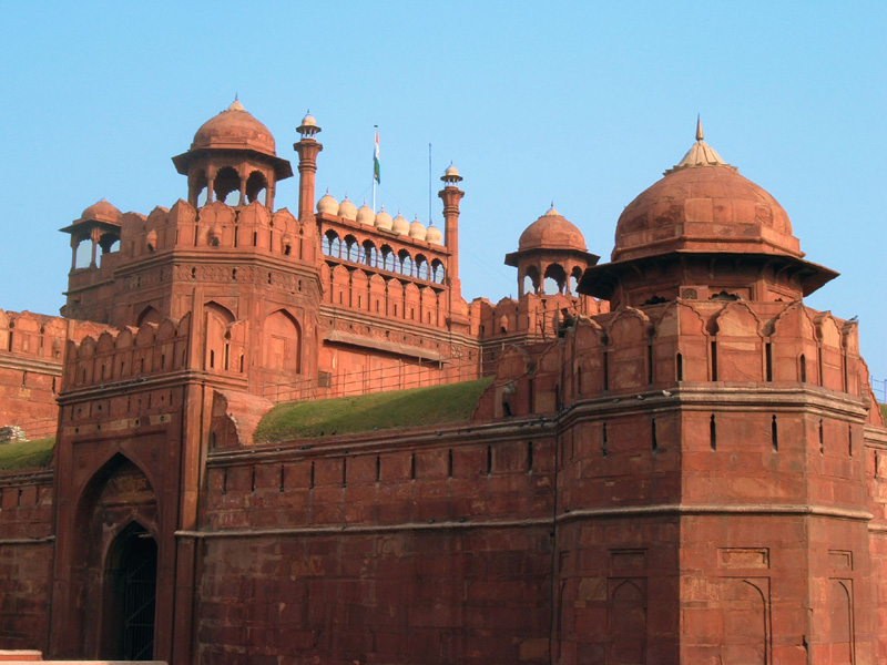 Red Fort in Delhi - Imposing structure