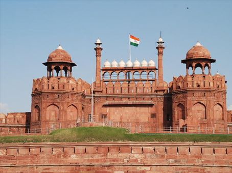 Red Fort in Delhi - Red Fort view