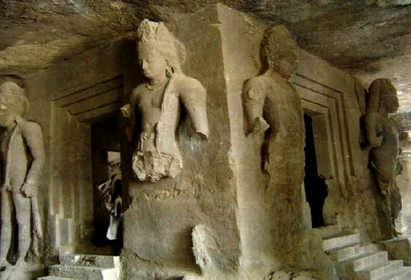 Elephanta Caves in Mumbai - Sculptures in Elephanta Caves