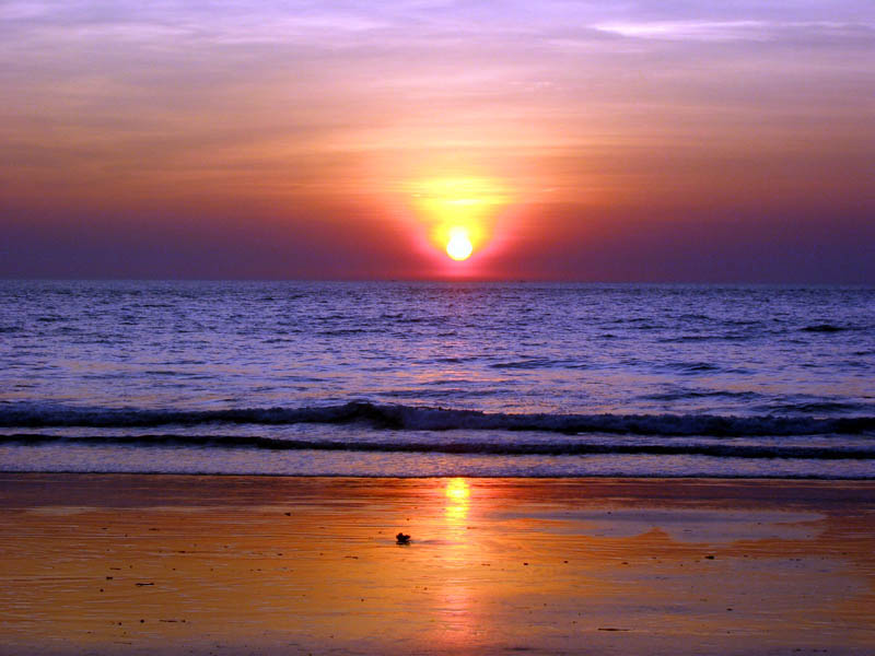 Beaches of Goa - Beautiful sunset