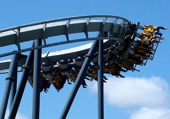 Six Flags Magic Mountain, California  - Batman The Ride