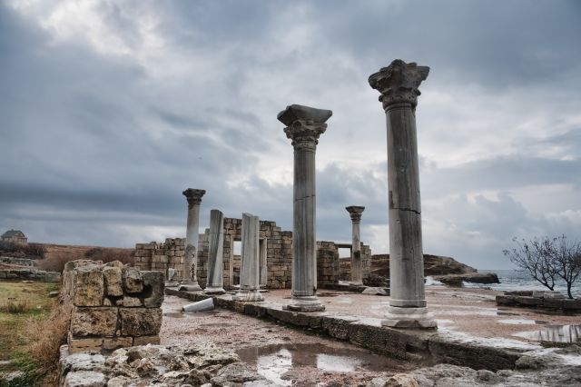 National Preserve of Tauric Chersonesos in Sevastopol - Ancient columns