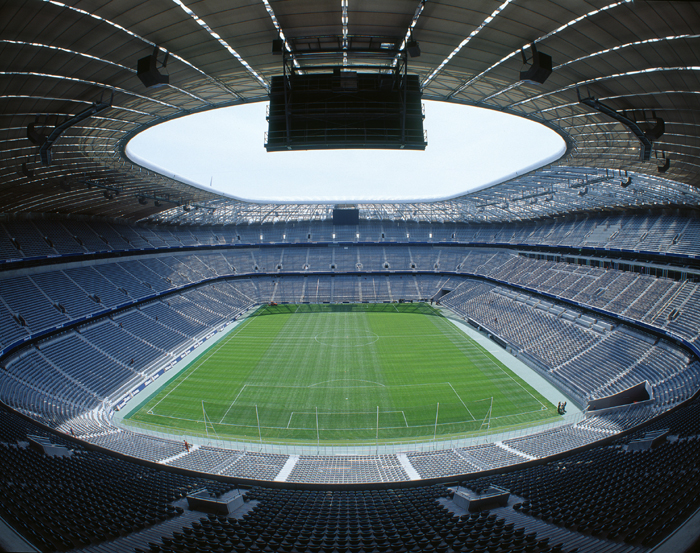 Allianz Arena in Germany - Interior view