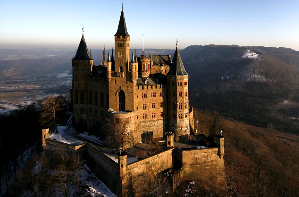 Hohenzollern Castle, Germany - Close view of the castle