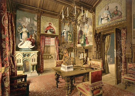 Neuschwanstein Castle, Germany - Dining room 