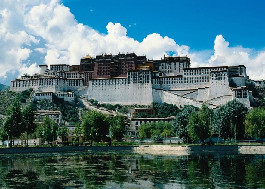The Potala Palace, Tibet - General view of the palace