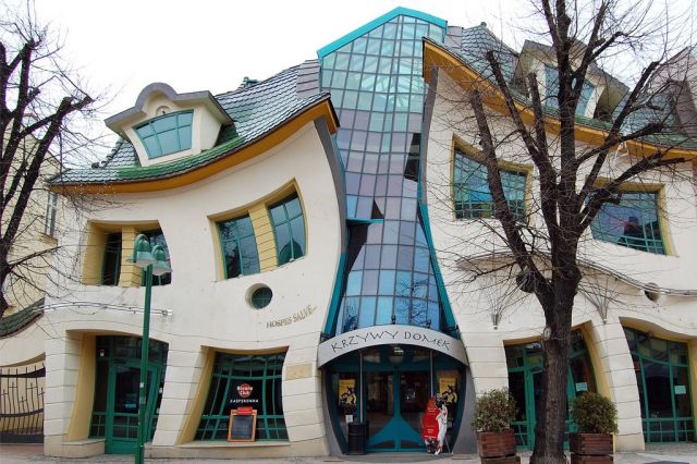 Crooked House in Sopot, Poland - General view of the house