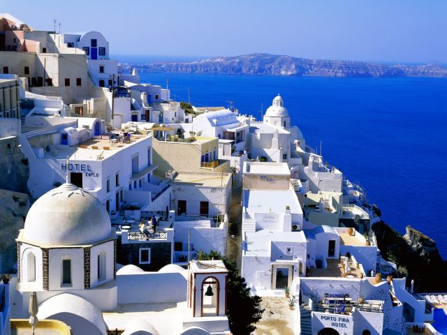 Greece - San Torini coastline