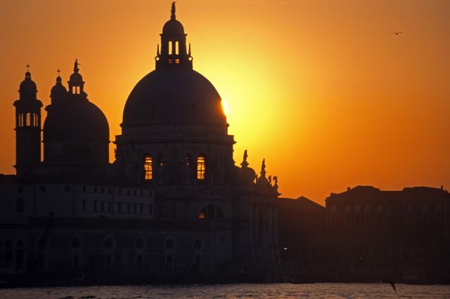 Venice in Italy - Beautiful sunset