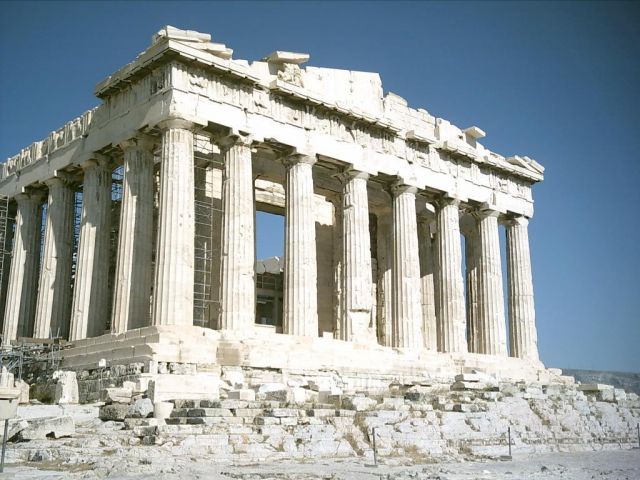 Parthenon in Athens, Greece - Parthenon ruins