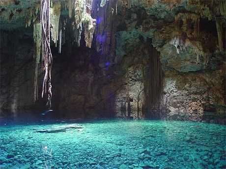 Underground lake near Macan Ché, Mexico - Amazing view