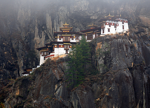 Taktshang in Bhutan - General view of the temple