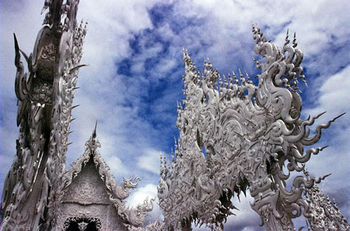 Wat Rong Khun in Thailand - Arches