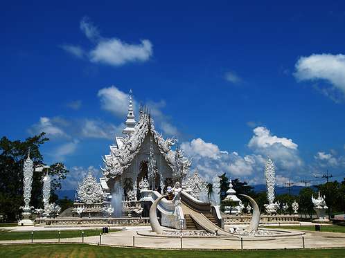 Wat Rong Khun in Thailand - General view
