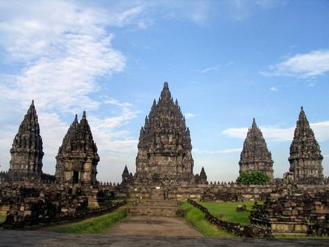 Prambanan in Indonesia - Panoramic views