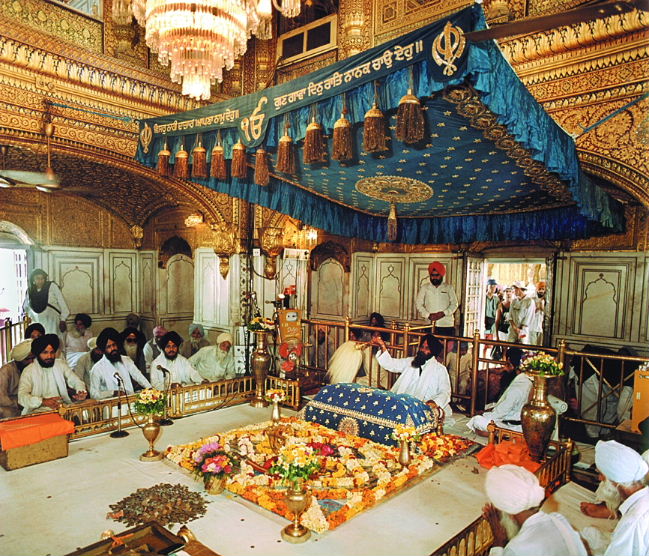 Golden Temple in India - Inside view 