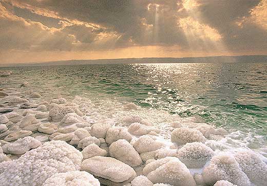 Dead Sea  - Beautiful sunset 