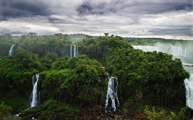 Iguazu Falls in Argentina/Brazil - Beautiful waterfall