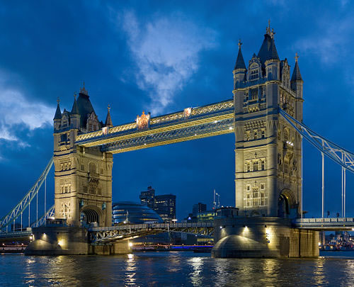 Tower Bridge in United Kingdom - General view