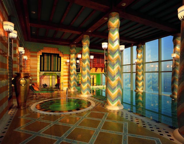 Assawan Spa & Health Club in Burj al Arab, Dubai - Inside view
