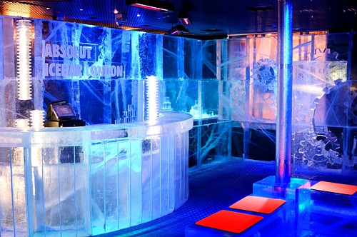 Ice Bar in London - Inside view