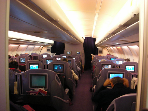Thai Airways International  - Business Class view
