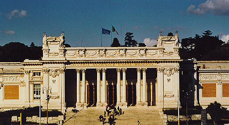 Galleria Nazionale d’Art Moderna in Rome, Italy - Exterior view