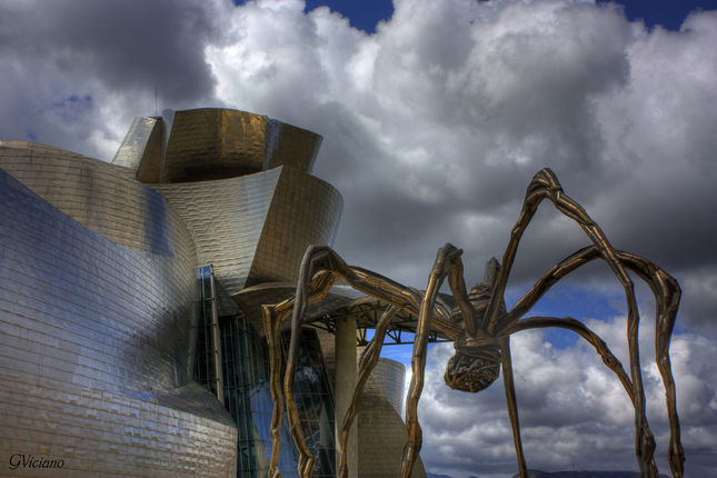 Guggenheim Museum in Bilbao, Spain - Exterior view