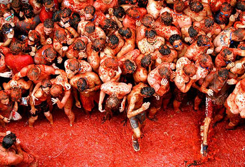 La Tomatina - General view