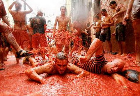 La Tomatina - Tomato war