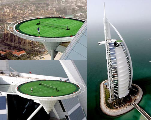 The Helipad of the Burj Al