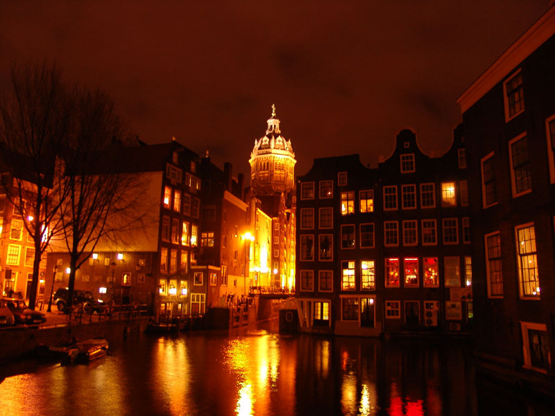 Amsterdam in Netherlands - Red Light District